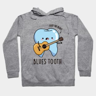 Blues Tooth Cute Dental Music Pun Hoodie